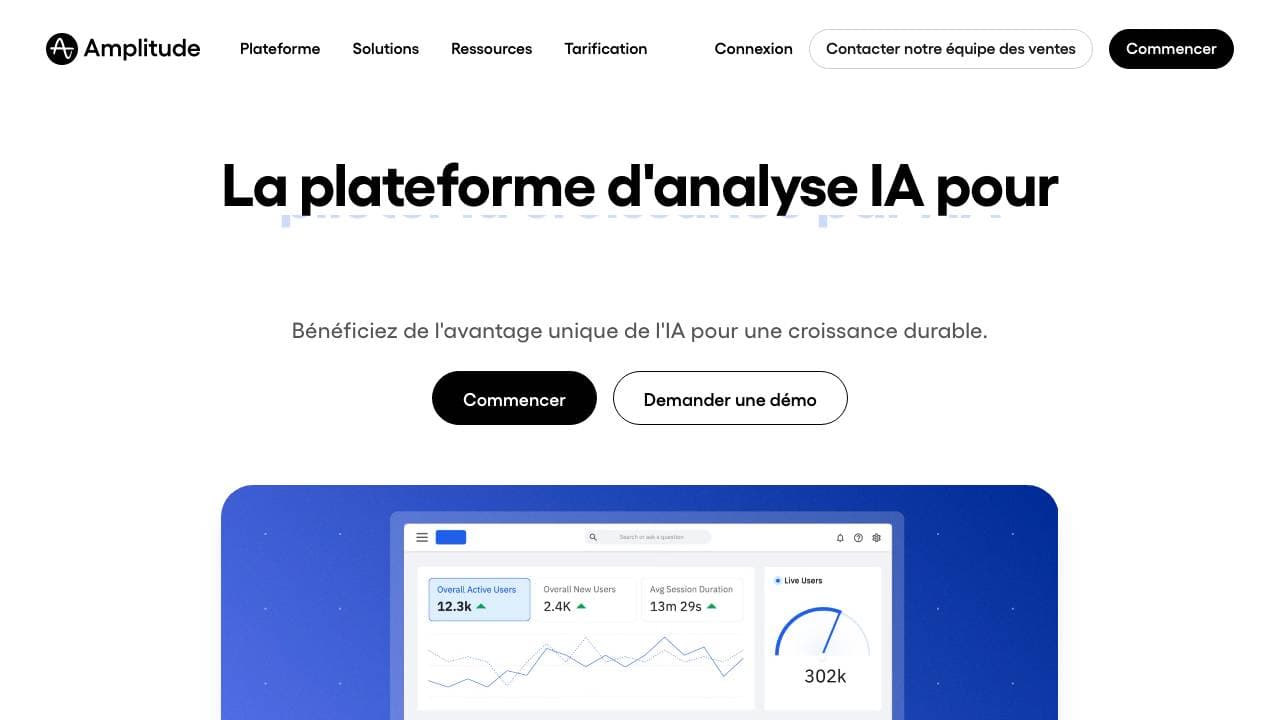 Capture d'écran de Amplitude