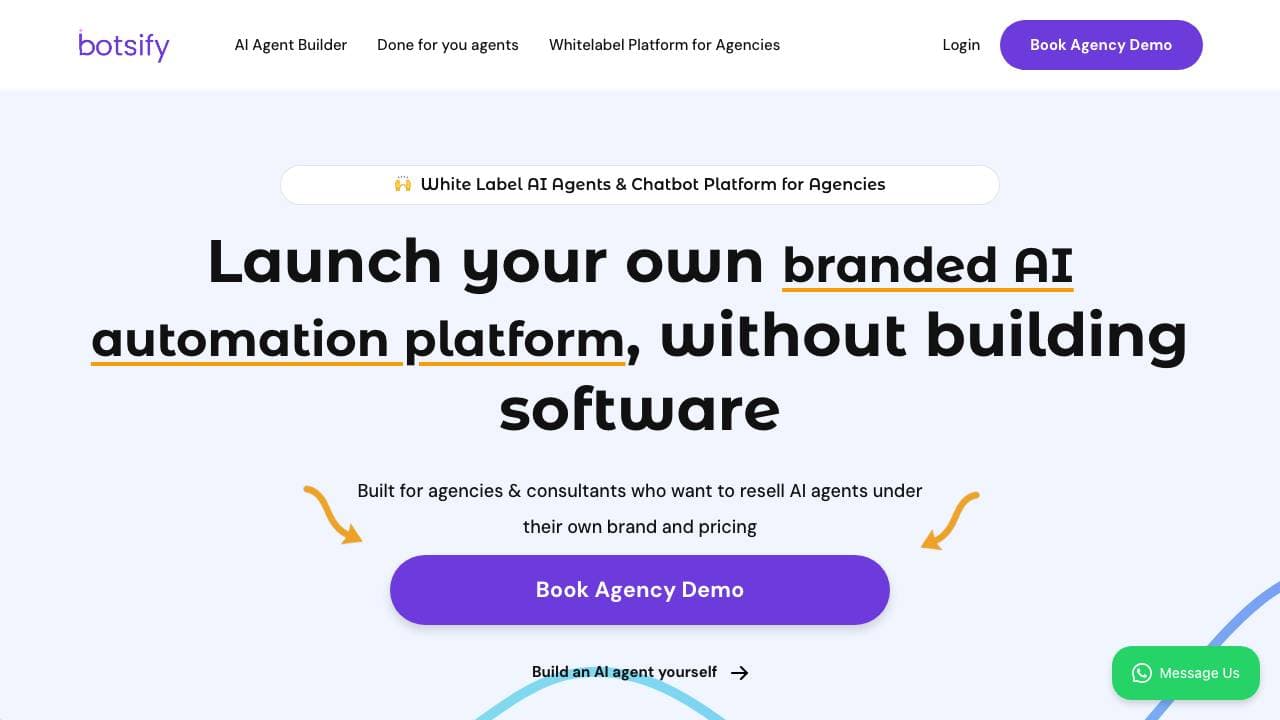 Capture d'écran de Botsify