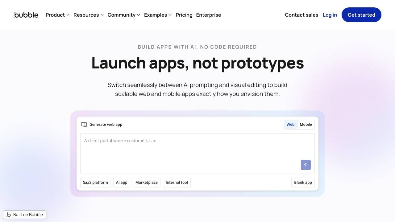 Capture d'écran de Bubble
