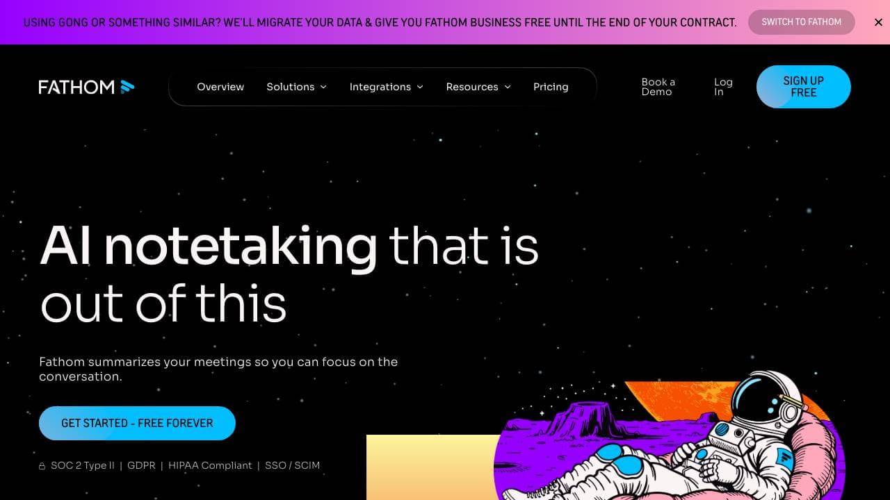 Capture d'écran de Fathom