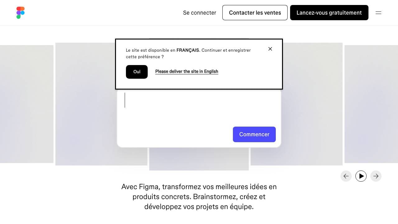 Capture d'écran de Figma