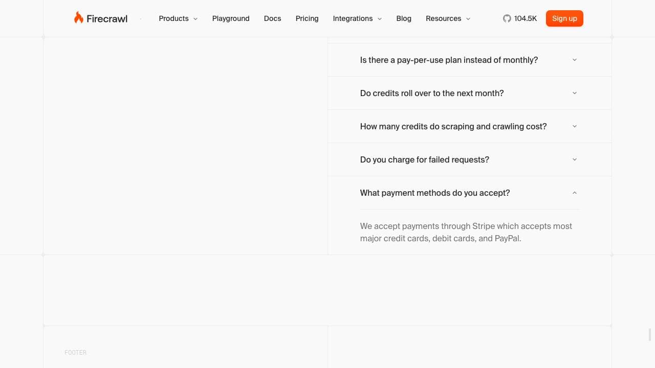 Capture d'écran de Firecrawl