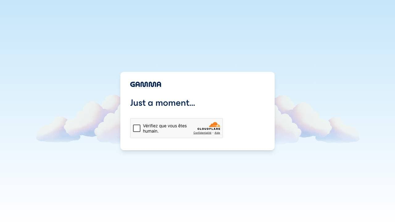 Capture d'écran de Gamma