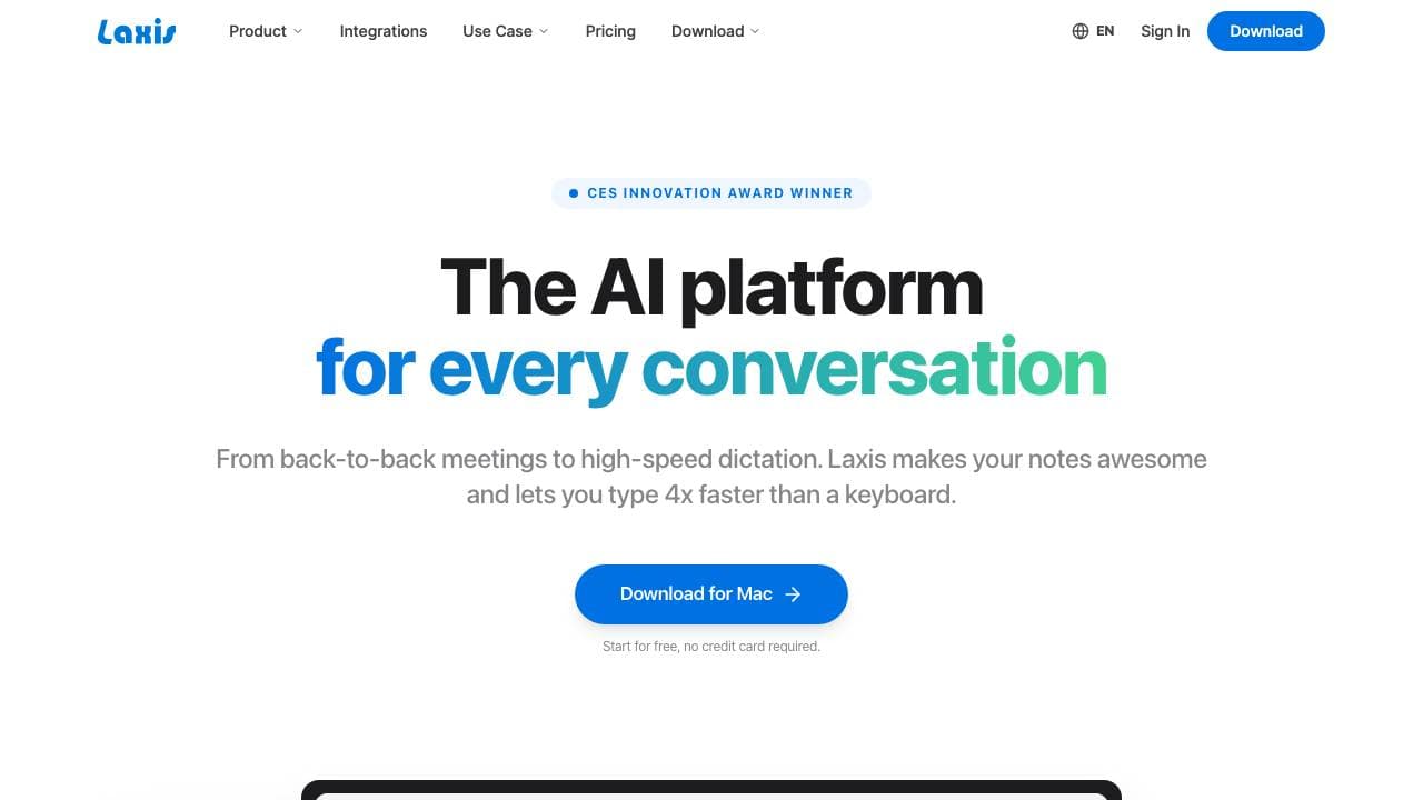 Capture d'écran de Laxis