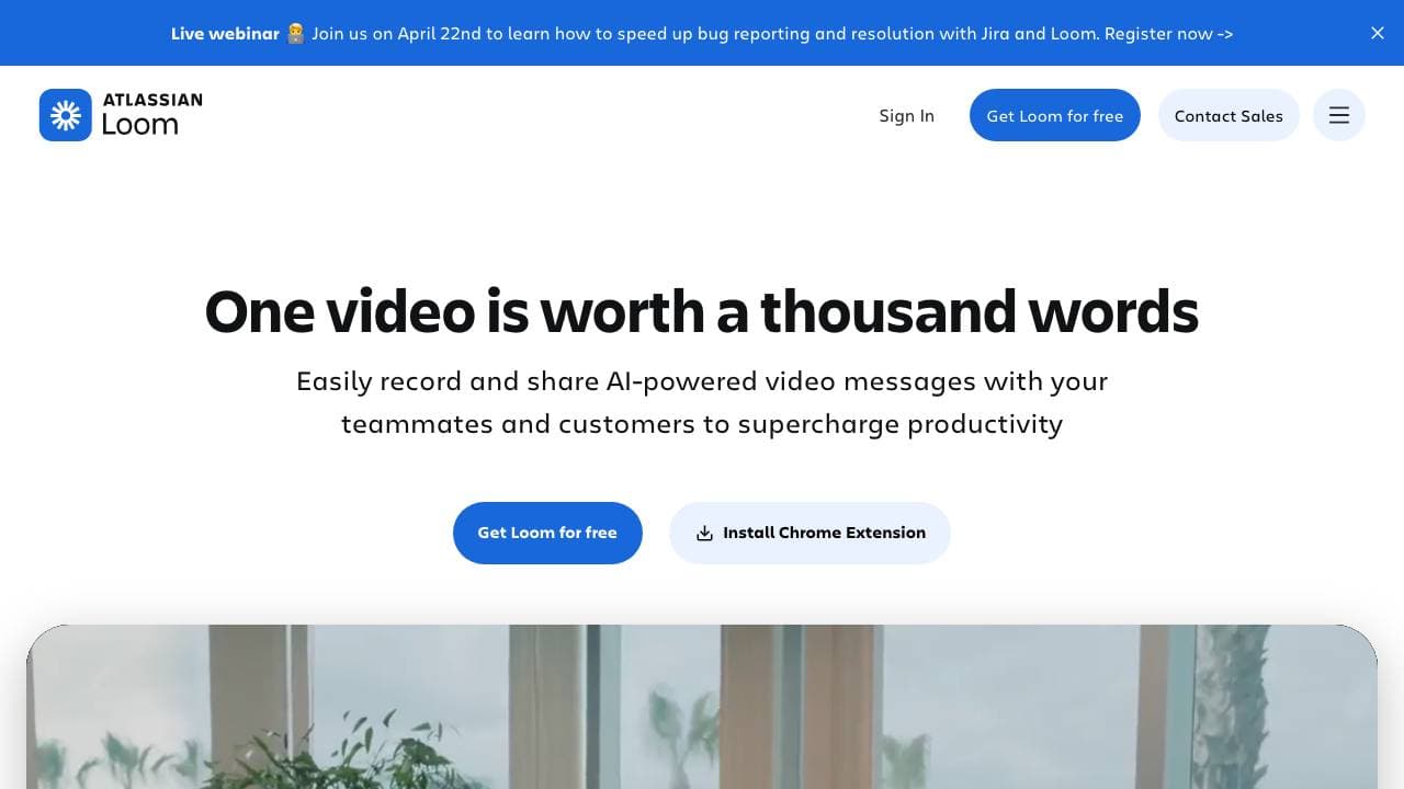Capture d'écran de Loom