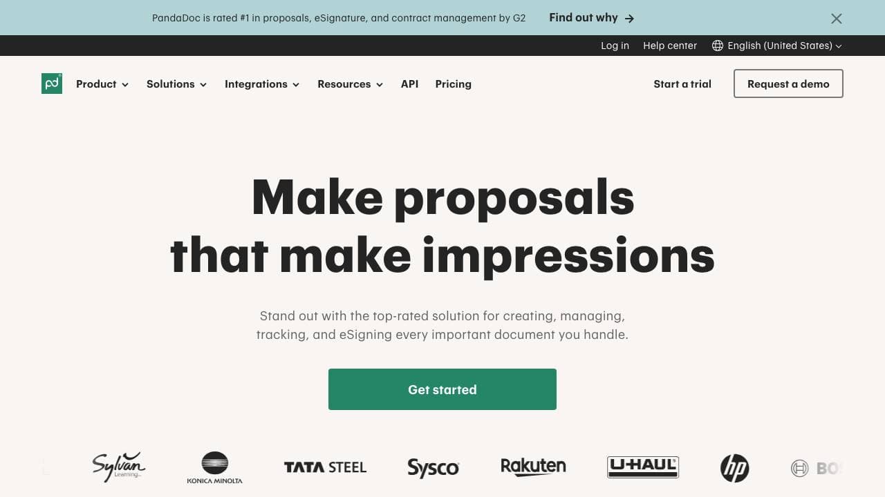 Capture d'écran de PandaDoc