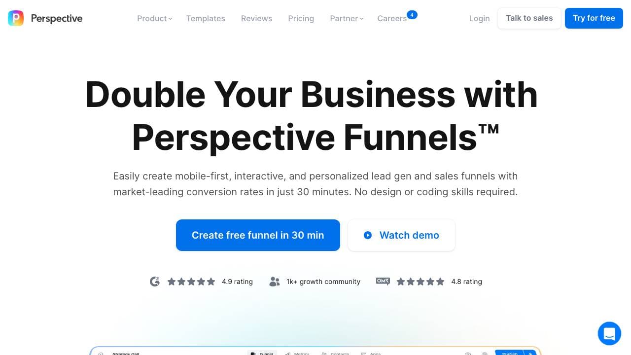 Capture d'écran de Perspective