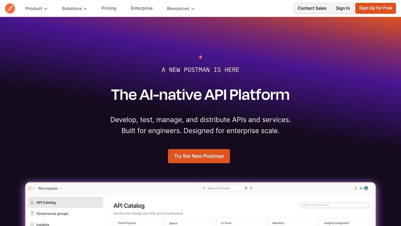 Capture d'écran de Postman
