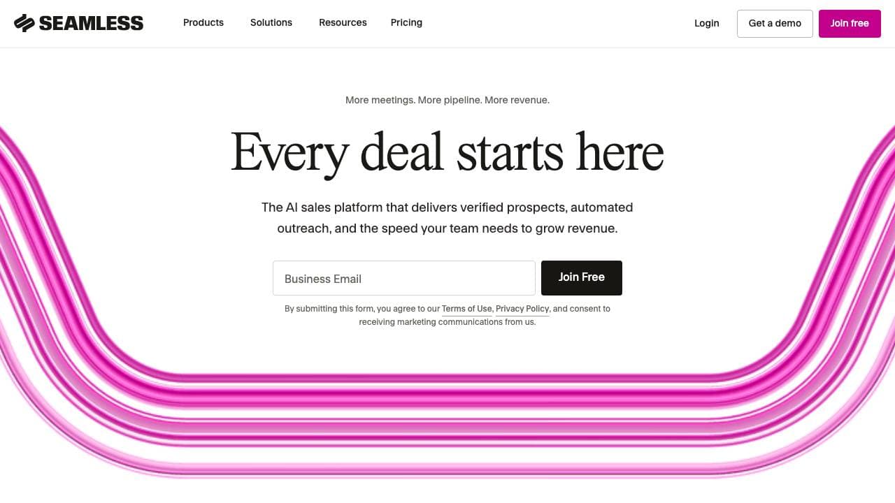 Capture d'écran de Seamless.AI