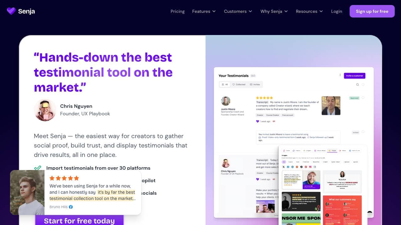 Capture d'écran de Senja