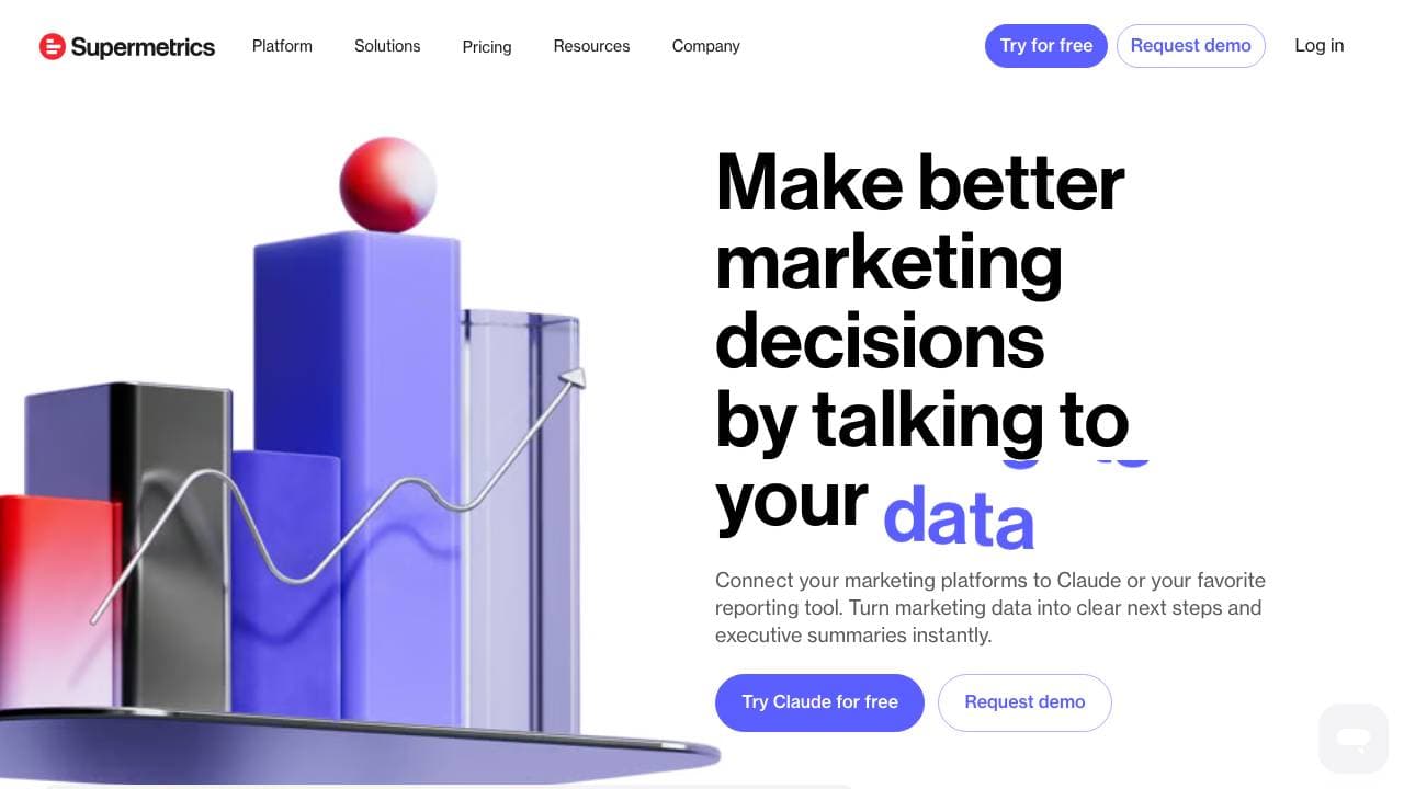 Capture d'écran de Supermetrics
