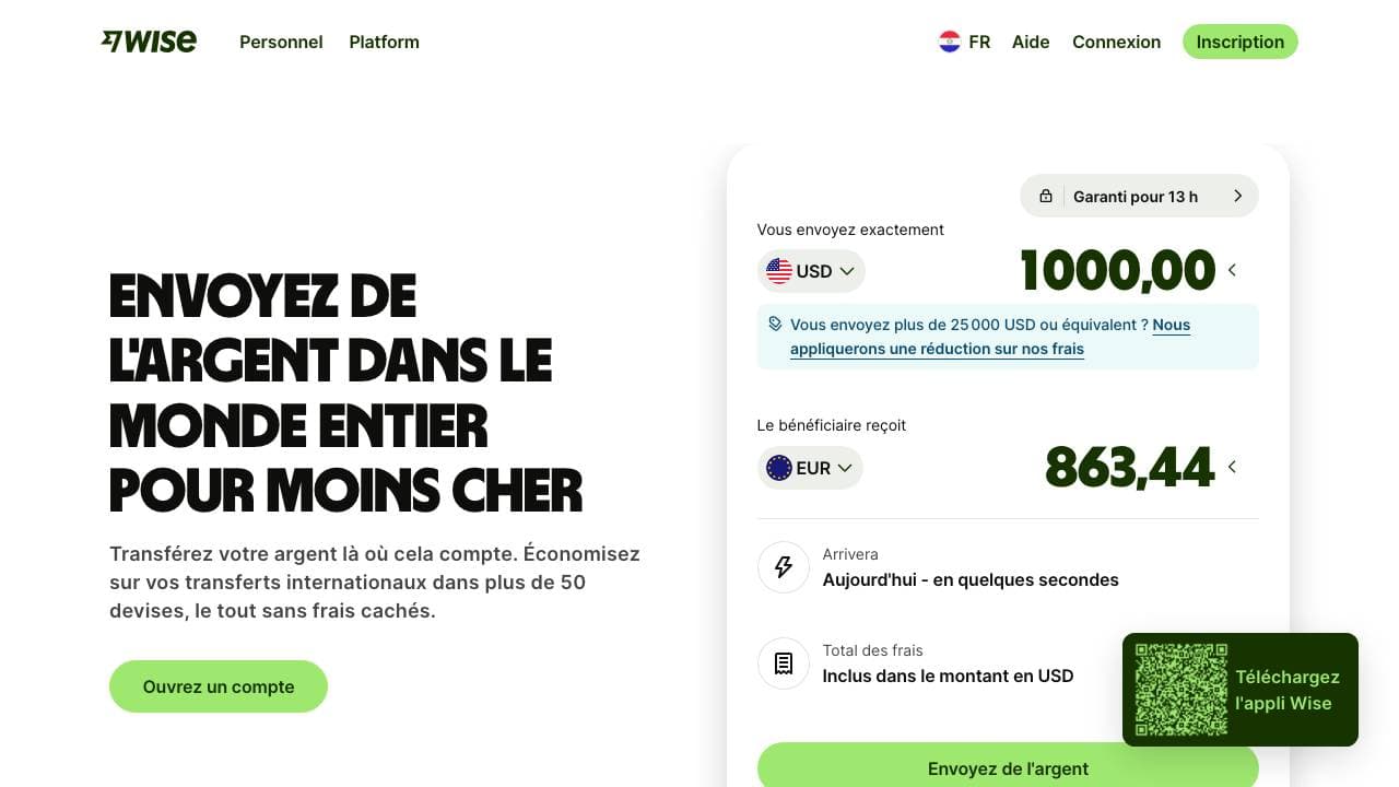 Capture d'écran de Wise