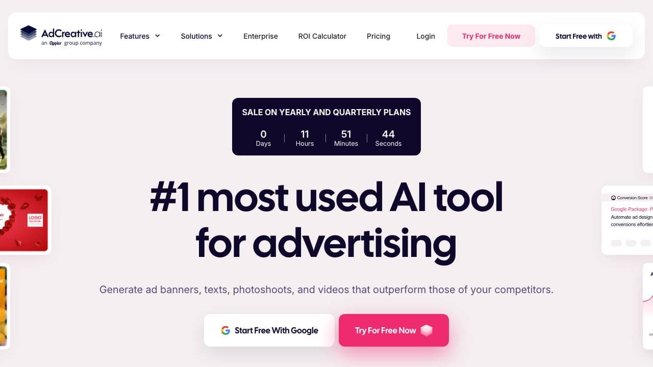 Capture d'écran de AdCreative AI