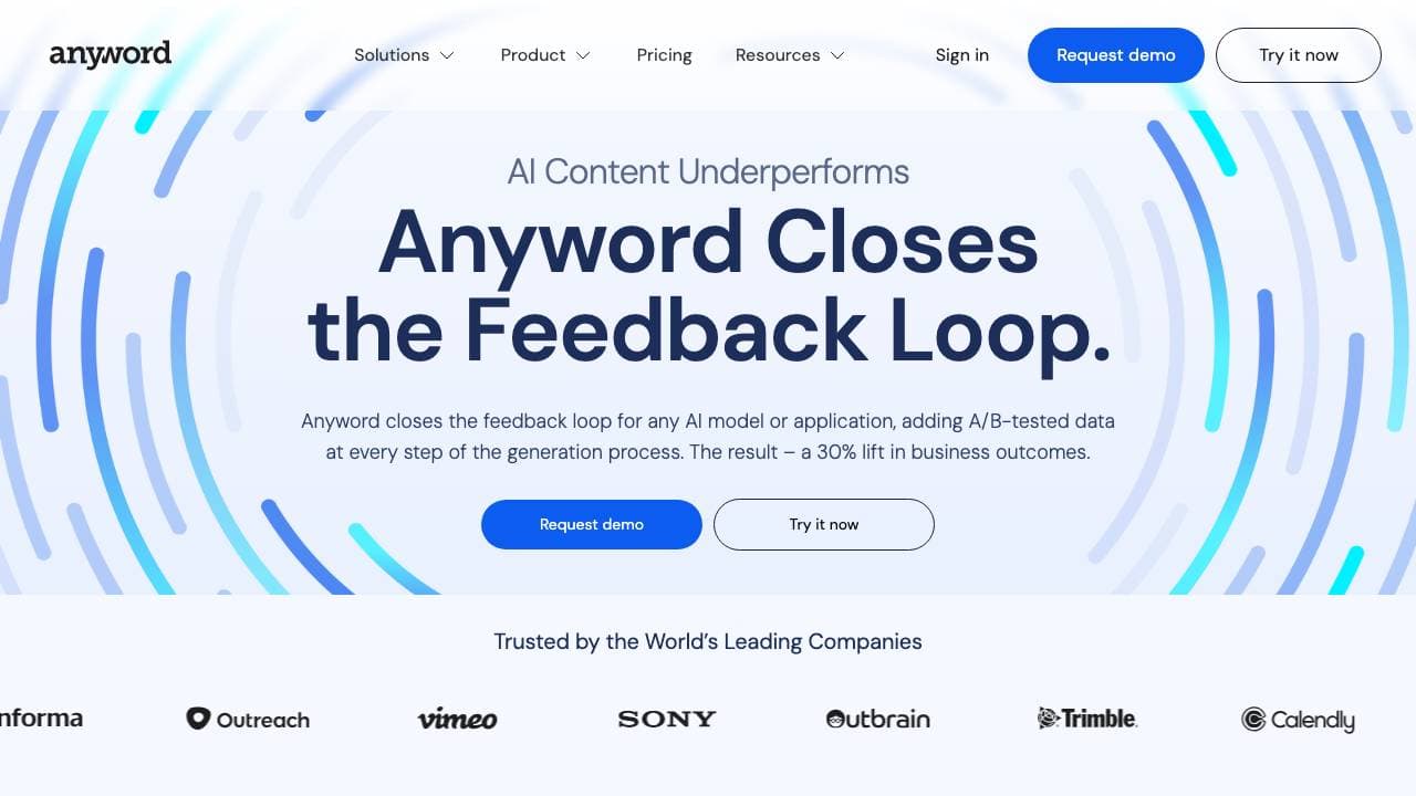 Capture d'écran de Anyword