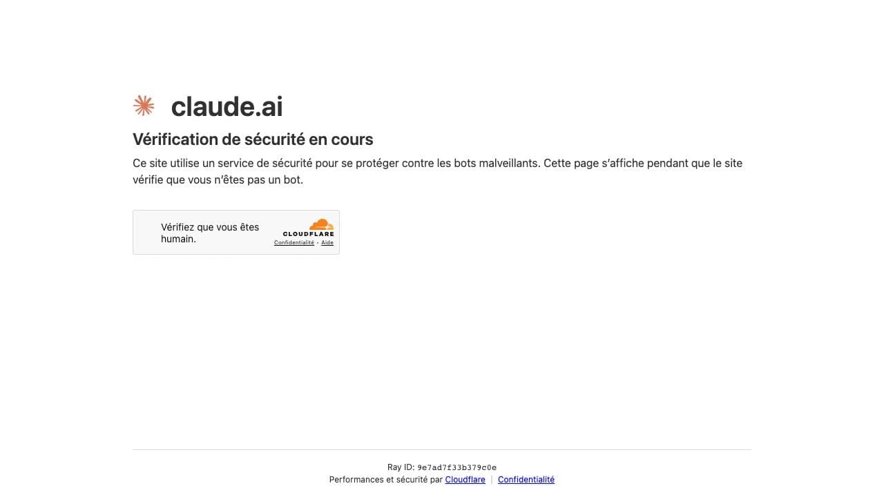 Capture d'écran de Claude Code
