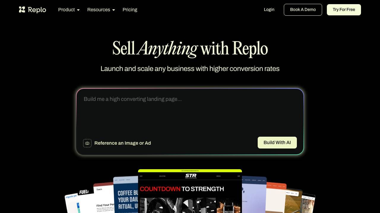 Capture d'écran de Replo