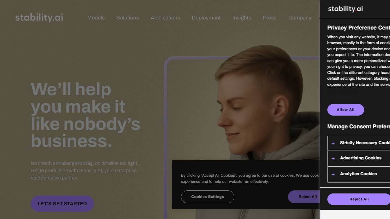 Capture d'écran de Stable Diffusion