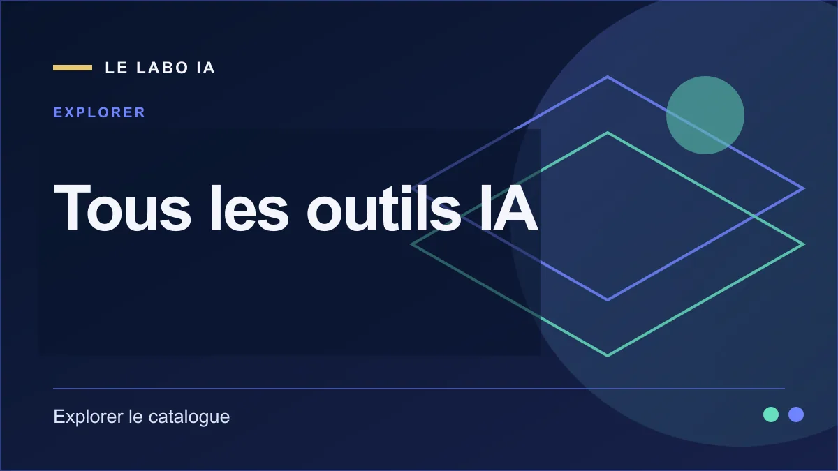 Couverture Le Labo IA : Tous les outils IA