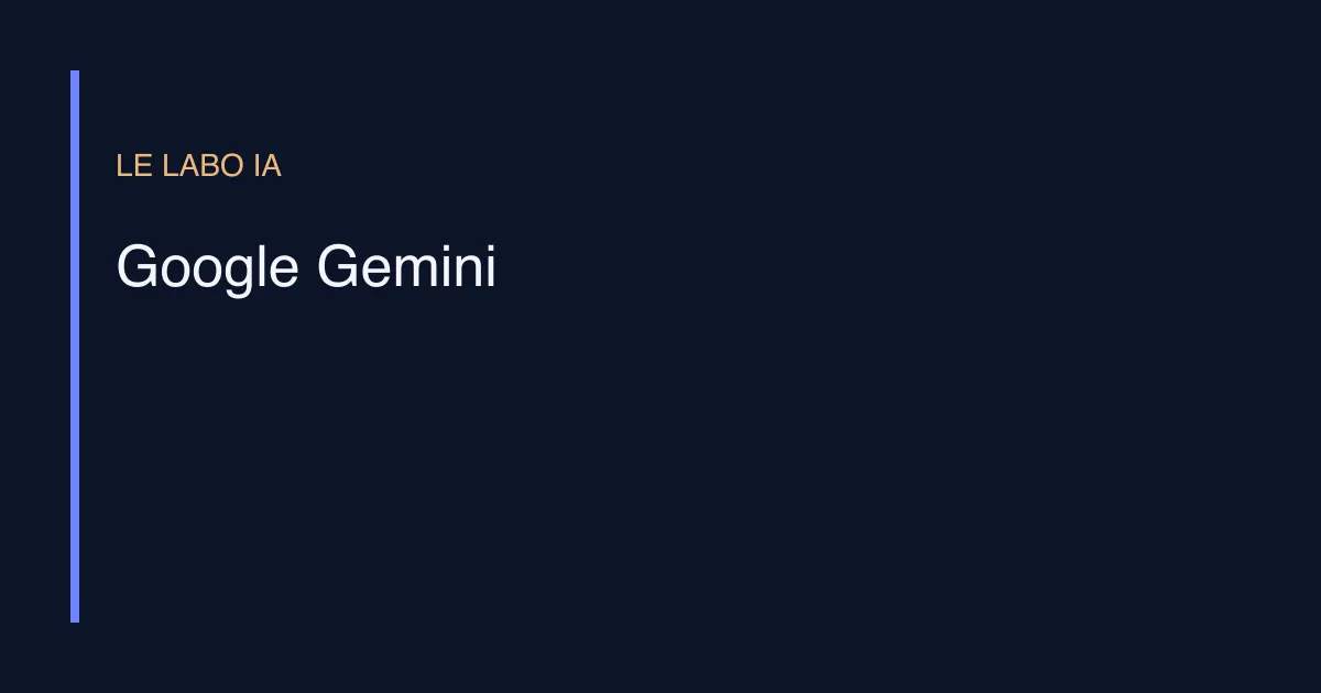 Google Gemini: product illustration
